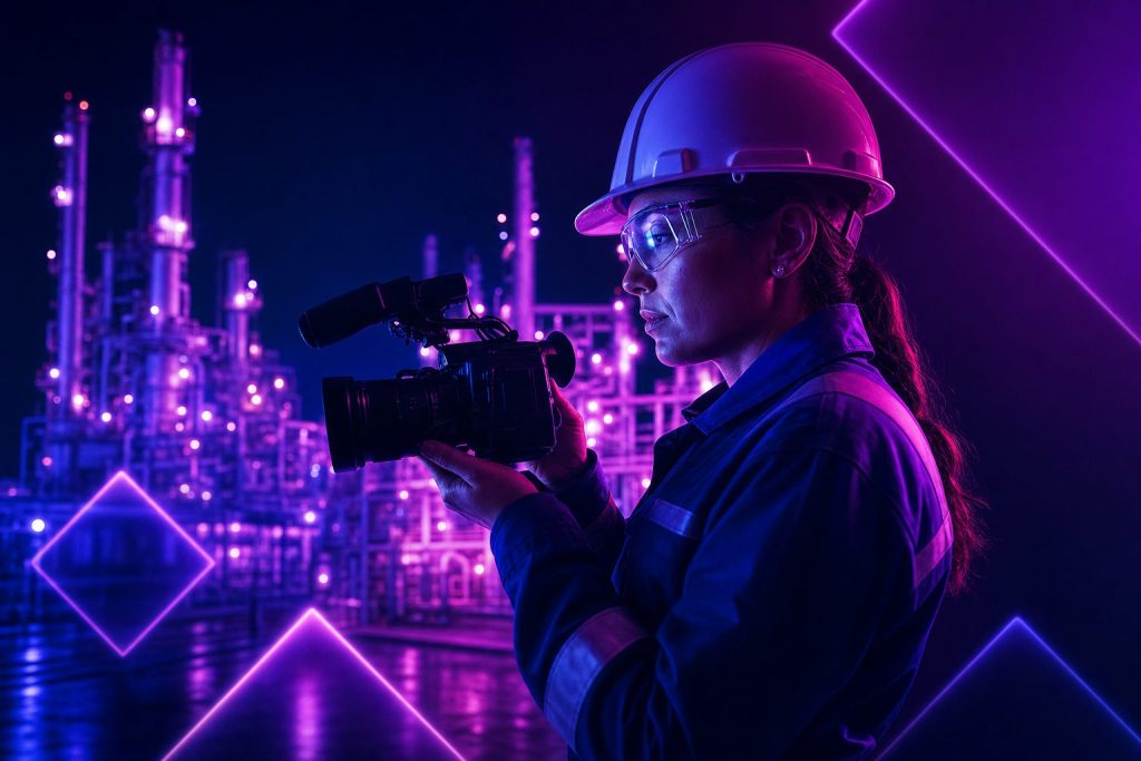 Campanha de vídeos HSE multilíngues para uma empresa global de petróleo e gás