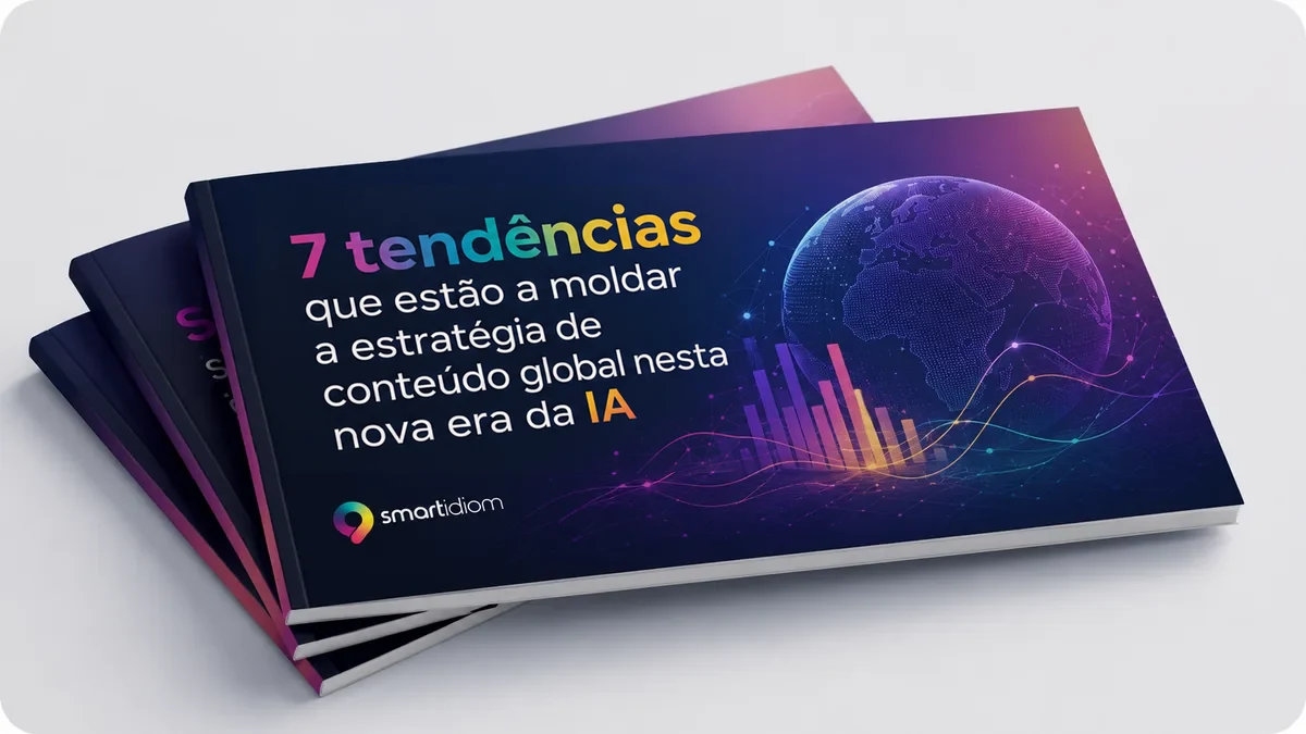 Capa do e-book 7 tendências que estão a moldar a estratégia de conteúdo global nesta nova era da IA