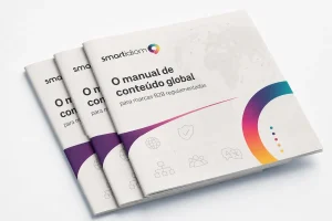 Capa do kit de estratégia O manual de conteúdo global para marcas B2B regulamentadas